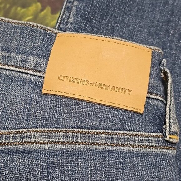 Citizens of Humanity Vintage Premium 5 Button Raw Hem Bootcut Jeans Size 26 - Picture 9 of 10